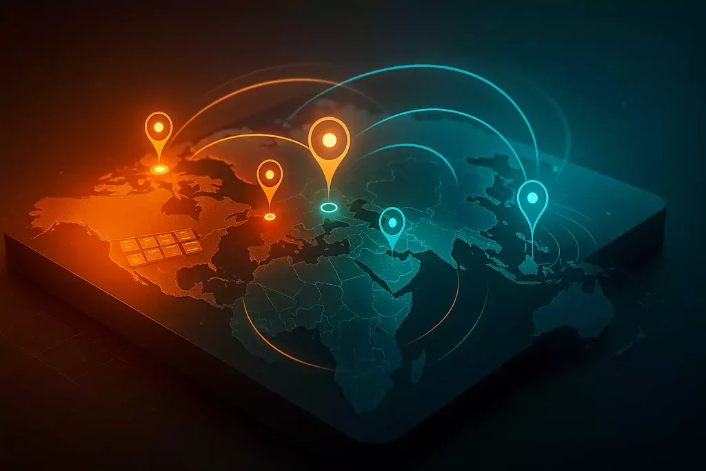 انواع هاست ابری بر اساس موقعیت جغرافیایی