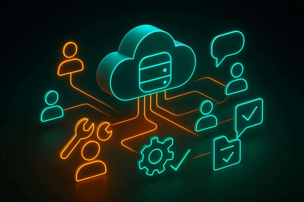 همکاری و بهره‌وری بهبودیافته در سرور ابری برای کسب‌وکارهای کوچک