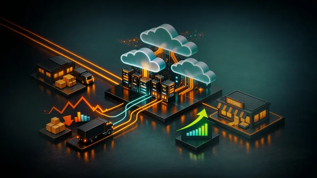 رایانش ابری در خرده‌فروشی و تحول زنجیره تأمین داده‌محور